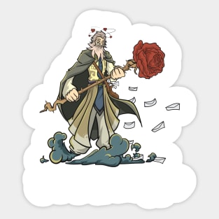 Roleplaying RPG Valentines Day TableTop Wizard Partner Gift Sticker